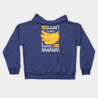 i was thinking about bananas 2 Kids Hoodie